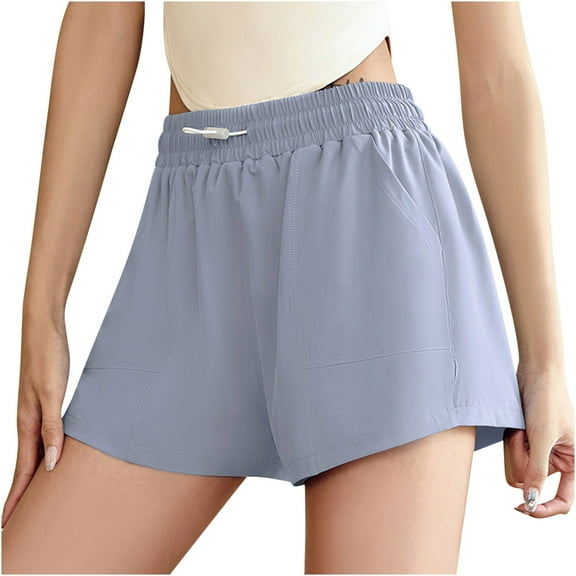 Sevevn Women's Loose Fitting Sports Shorts, Quick Drying Casual Sports Pants, Running Fitness Yoga Shorts