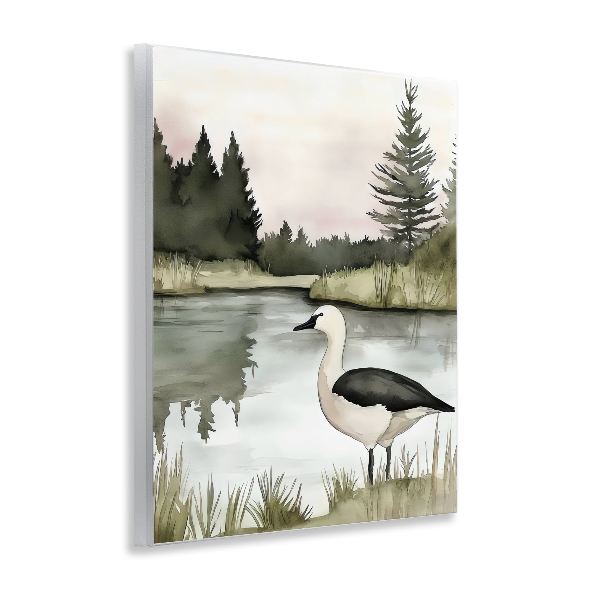 Stupell Industries Springtime Serenity Duck Wall Plaque Art, design by Riley B