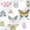 Butterfly, variant on Mainstays Kids Microfiber Bed Sheet Set, Twin, Rainbow Stripe, 3 Pieces