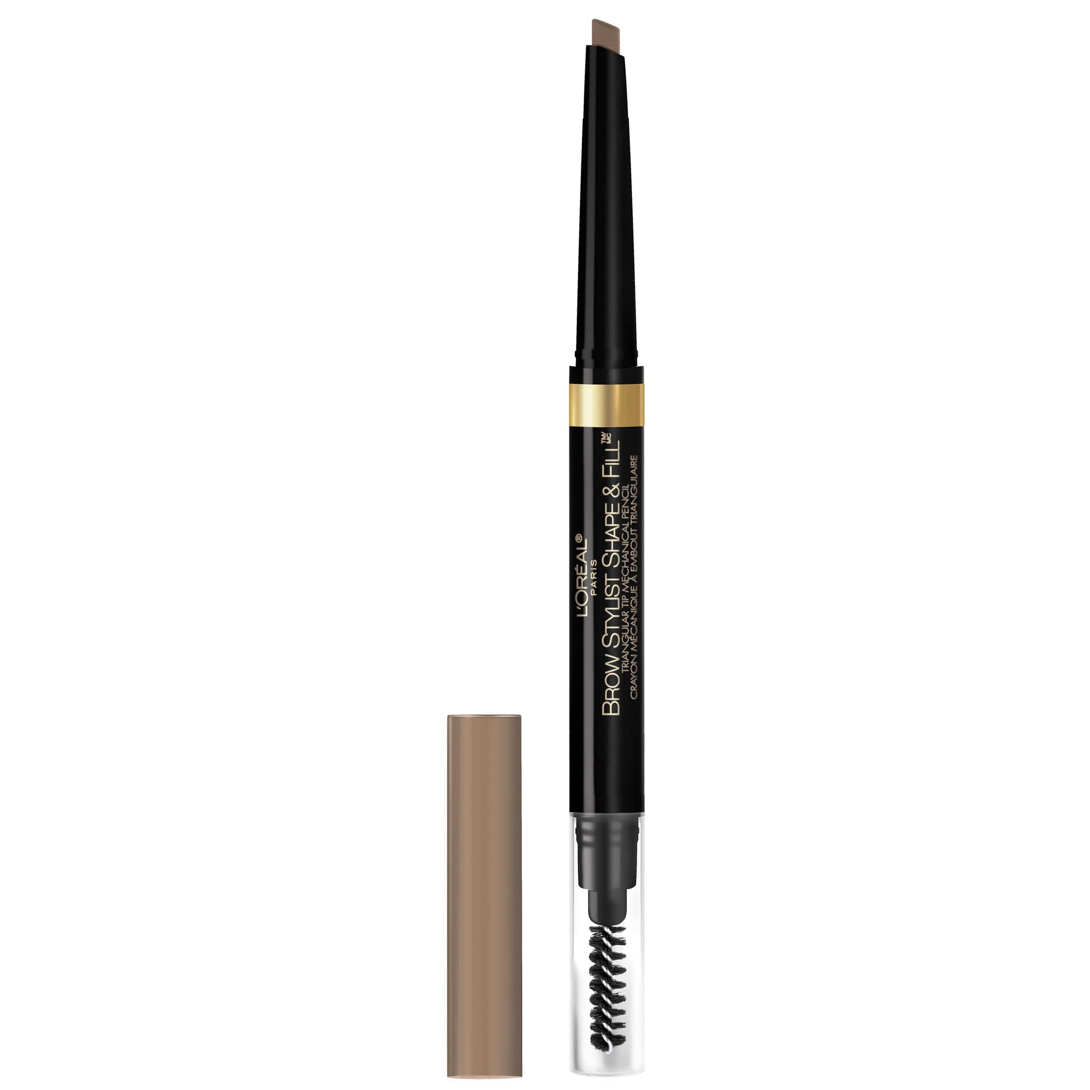 (2 pack) L'Oreal Paris Stylist Shape and Fill Mechanical Eyebrow Makeup Pencil, Blonde