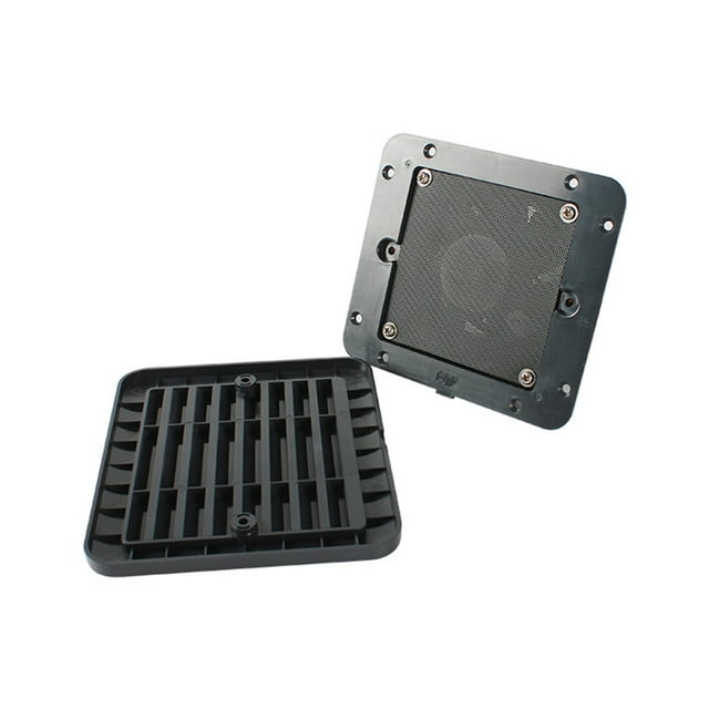 Ventilador de ventilación para caravana, ventilación de aire a prueba de polvo, ventilador silencioso, accesorios exteriores para caravana, Accesorios para vehículos recreativos negro mudo Scienceny VI019251-03B