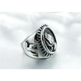 thumbnail image 5 of JAJAFOOK Punk Men's Silver Stainless Steel Religious Praying Hands Prayer Ring Band, 5 of 6