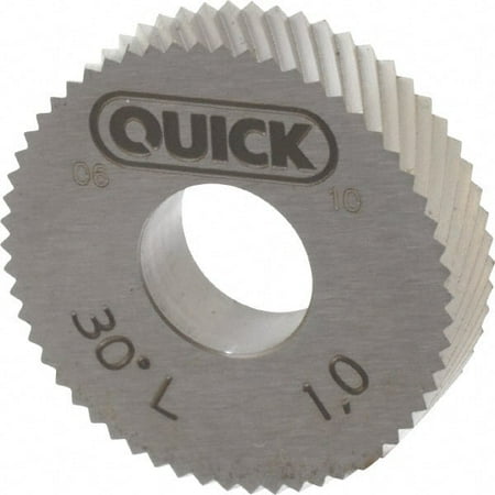 

Value Collection 27/32 Diam 30° Tooth Angle 25 TPI Standard (Shape) Cut Type Powdered Metal High Speed Steel Left-Hand Diagonal Knurl Wheel