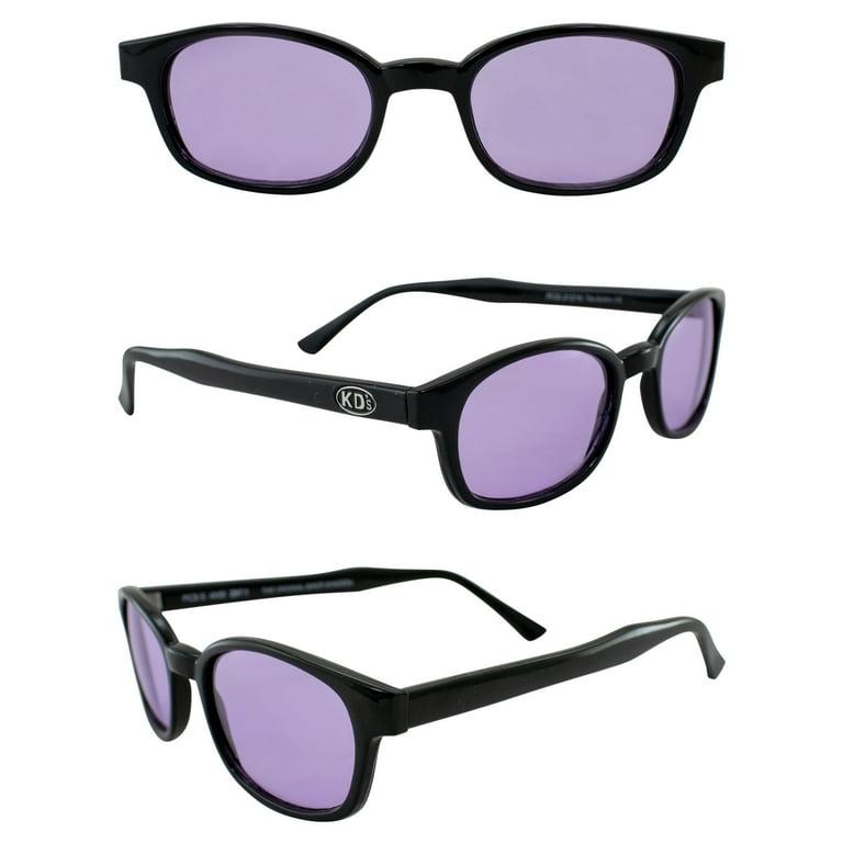 KD Original Biker Sunglasses, Purple Lens with UV400 Filter KD Original Biker Sunglasses, Purple Lens with UV400 Filter