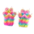 thumbnail image 3 of TISHITA Gants Pattes d'Animaux Confortables Doux Gants de Costume Cosplay pour Performance sur Scène Multicolore B, 3 of 8