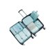 thumbnail image 2 of Set organizador de viaje de 7 piezas con bolsas para ropa, bolsa para zapatos y bolsa con cordón para un embalaje eficiente y ropa sin arrugas, 2 of 9