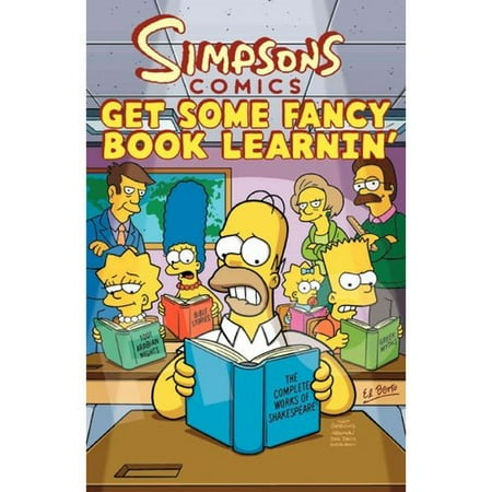 Simpsons Comics Get Some Fancy Book Learnin'