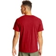 thumbnail image 3 of Hanes Perfect-T Unisex Tri-Blend Short Sleeve T-Shirt Deep Red Heather S, 3 of 5
