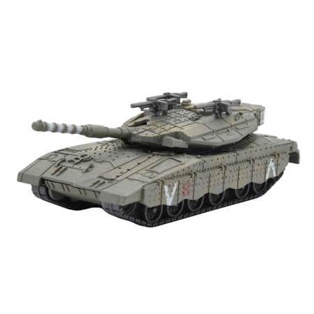 1/72 Scale Israel Merkava Main Battle Tank Quick Build Model Kit 13PCS DIY Tank Model Gift for Adults and Kids Collection