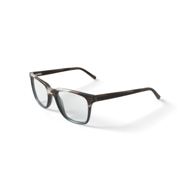 Flower Women's Square Eyeglasses, FLR6025, Ivy, Brown, 50-18