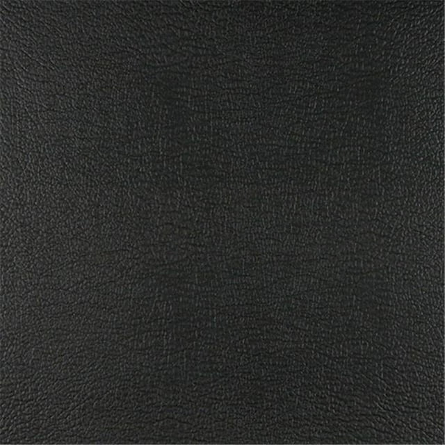 54 in. Wide Black, Matte Leather Grain Upholstery Faux Leather