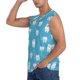 thumbnail image 3 of Balery Cute Healthy Teeth Camisetas sin mangas para hombre, absorbe la humedad y protege contra el mal olor.-Large, 3 of 7