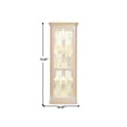 thumbnail image 7 of Wood Framed 4 Shelf Corner Curio Cabinet in Cherry Brown by Pulaski Furniture, 7 of 7