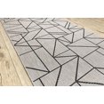 thumbnail image 3 of Runner Sizal Floorlux Design 20605 Triangles, Geometric Silver / Black 120 Cm, 3 of 5