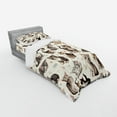 thumbnail image 2 of Ambesonne Cat Bedding Set 3 Pcs, Little Kittens Playful Poses, TwinXL, Off White Taupe and Grey, 2 of 2