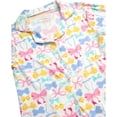 thumbnail image 3 of Princess Rose Girls Pajamas Set Cute Sleep Shirt Top Pajama Pants Shorts with Scrunchie 4 Piece, 3 of 7