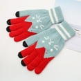 thumbnail image 2 of Baqcunre Clearance! Warm Gloves, Adult's Outdoor Gloves Women Plus Velvet Thickening Cartoon Adult Acrylic Knitting Gloves Winter Warm Cute Gloves, Knitted Gloves, Heating Gloves, 2 of 7