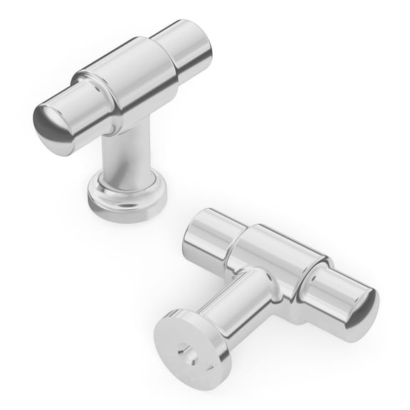 Hickory Hardware H077850 Piper 1-5/8" T Bar Modern Industrial Cabinet Bar Knob / Drawer