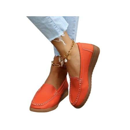 

Difumos Women s Comfortable Slip On Wedges Lightweight Holiday Durable Wedge Nonslip Loafers