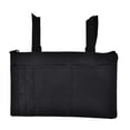 thumbnail image 1 of Sac d'accoudoir de scooter de mobilité imperméable et durable, sac de rangement de voyage pour fauteuil roulant, noir, 1 of 4