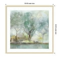 thumbnail image 4 of Amanti Art Teal Landscape Wood Framed Wall Art Print, 4 of 8