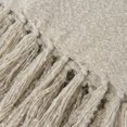 thumbnail image 2 of Aurora Home  Plush Touch Fringe Throw GREY, 2 of 5