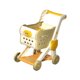 thumbnail image 4 of Carrito de compras de juguete, carrito de supermercado, carrito de almacenamiento de juguetes, juego de carrito de supermercado, juguete para niños de amarillo, 4 of 8