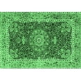 thumbnail image 1 of Ahgly Company Indoor Rectangle Medallion Emerald Green Traditional Area Rugs, 4' x 6', 1 of 4