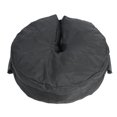 thumbnail image 1 of Sac de Sable Rond Noir pour Tente Extérieure Parasol Base avec Support, 1 of 8