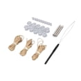 thumbnail image 1 of RV Pleated Shade Restringing Kit, Portable RV Pleated Shade Repair Kit 6m Nylon Cord Easy To Use  for Day Night Pleated Shade, 1 of 7
