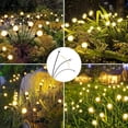 thumbnail image 7 of 2PC Outdoor Stake Solar lights, 8 LED Waterproof Swaying Firefly Lights, Solar Power Decorative Lights for Yard Lawn, Path, Flower Bed, Patio(Warm White), 7 of 7