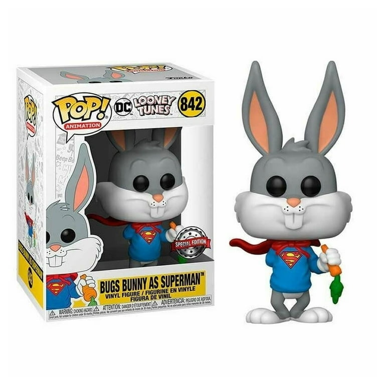 Funko Pop Bugs Bunny as Superman WB 80th Anniversary DC Funko Pop Bugs Bunny as Superman WB 80th Anniversary DC