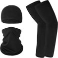 thumbnail image 1 of Mangas de brazo Skull Cap Set para Mujeres Hombres Ciclismo Senderismo Negro Afortunado Sencillez, 1 of 5