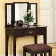 thumbnail image 1 of Benzara BM172789 Table Basse avec Tabouret - Espresso, 1 of 1