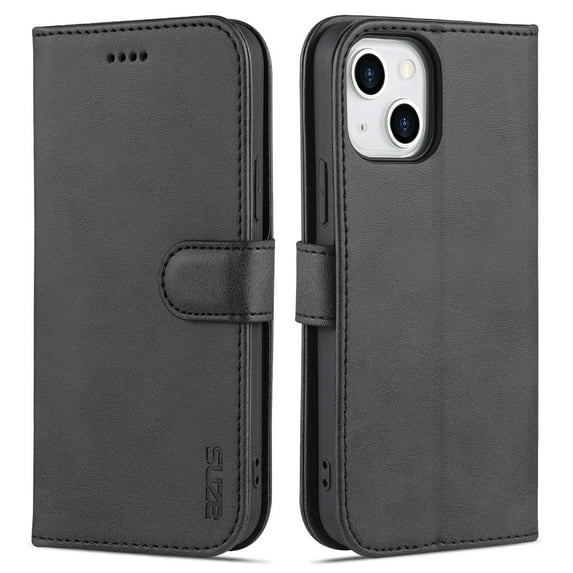 TECH CIRCLE Case for iPhone 14 Plus Wallet Case,PU Leather Flip Folio Case Shockproof TPU Inner Shell Card Holder Kickstand Phone Cover for Apple iPhone 14 Plus 6.7 inch, Black