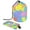 Multicolor, variant on PhooArto Large Barrel Drawstring Makeup Bag, Colorful Maple Leaves Pattern Travel Cosmetic Bag Portable Make Up Organizer Bag