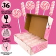 thumbnail image 5 of Pink Swirl and Twist Lollipops, Birthday Party Candy, 36 Count, 15.24 Ounce Box, 5 of 8