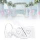 thumbnail image 3 of Cesta de flores de boda, cesta de flores de boda blanca, suministros de boda, libro de firmas de invitados de boda, estética elegante, 3 of 8