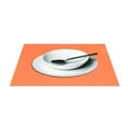 thumbnail image 3 of Ryvnso Placemats Set of 4 Orange Background Dining Mats Heat-Resistant Non-Slip Washable Table Mat, 3 of 8