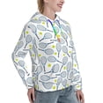 thumbnail image 2 of Yiaed Tennis Rackets And Balls Print Womens Casual Hoodies Crew Neck Long Sleeve Sweatshirts With Pocket Pullover Tops Women's Hooded Sweatshirt-Large, 2 of 5