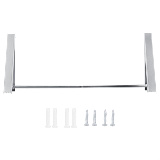 Percha de ropa montada en la pared de aluminio para el hogar, estante de secado de ropa portátil plegable