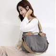 thumbnail image 7 of LinYooLi Large Capacity Canvas Tote Bag for Women with Zipper Mode Hobo Shoulder Bag Handbag Purse with Pockets and Compartments, 7 of 7