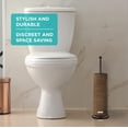 thumbnail image 3 of Brookstone Household Rusted Bronze Toilet Brush & Holder with Holder, 3 of 5