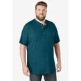 thumbnail image 4 of Boulder Creek By Kingsize Men's Big & Tall  Heavyweight Short-Sleeve Henley Shirt, 4 of 5