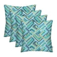 thumbnail image 1 of RSH Décor Indoor Outdoor Set of 4 Pillows, 17" x 17", Estie Ocean Blue, 1 of 6