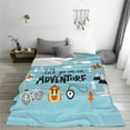 thumbnail image 5 of Sikiie Let's Go on an Adventure Ultra-Soft Micro flannel Blanket Luxury All Seasons Warm Blanket for Bedding Sofa and Travel (4 sizes)-80"x60", 5 of 7