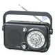 thumbnail image 1 of Radio Portátil Bluetooth AM FM, 1200mAh Batería de Radio Altavoz, Soporte de Tarjeta SD y Reproductor de MP3 USB, Retroiluminación, 1 of 5