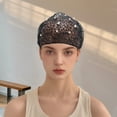 thumbnail image 4 of Unique Bargains 1 Pc Fashion Faux Pearl Wide Headwrap Black, 4 of 5