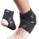 thumbnail image 1 of HiRui Tobillera de compresión para hombres y mujeres, estabilizador de tobillo para correr, baloncesto, fútbol, ​​fitness, esguinces, recuperación de artritis, transpirable, ajustable (paquete de 2 M), 1 of 1