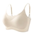 thumbnail image 2 of Fatuov Womens No Underwire Bra Push Up Comfortable Front Closure Bra for Casual Full Coverage Breathable Bra, All-Day Wear, Underwear 38A, 2 of 5